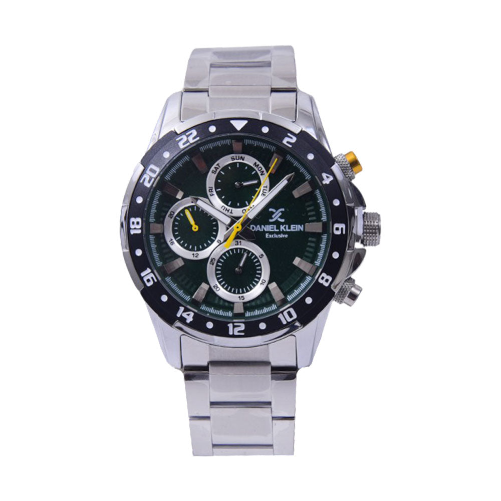 DANIEL KLEIN WATCH DK.1.13642-3/G/SS/BK/MF GREEN OADM