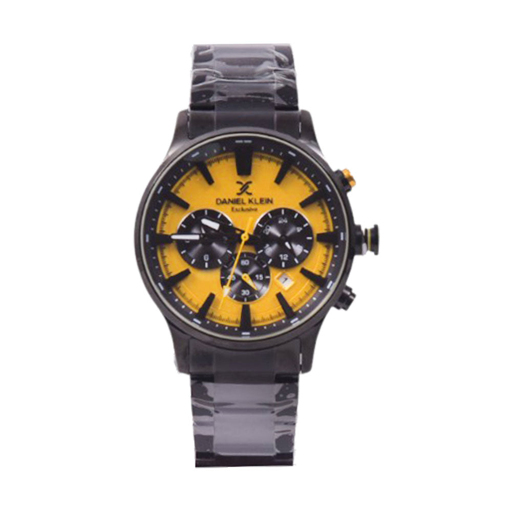 DANIEL KLEIN WATCH DK.1.13643-5/G/SSBK/BK/MF YELLOW OADM