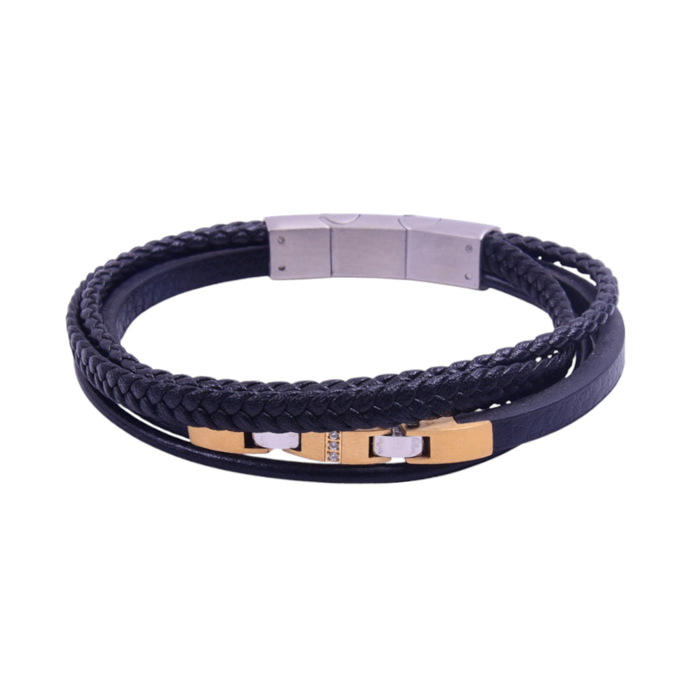 DANIEL KLEIN BRACELET DK J.6.2207-1/G/LHD BK SS/BK/2