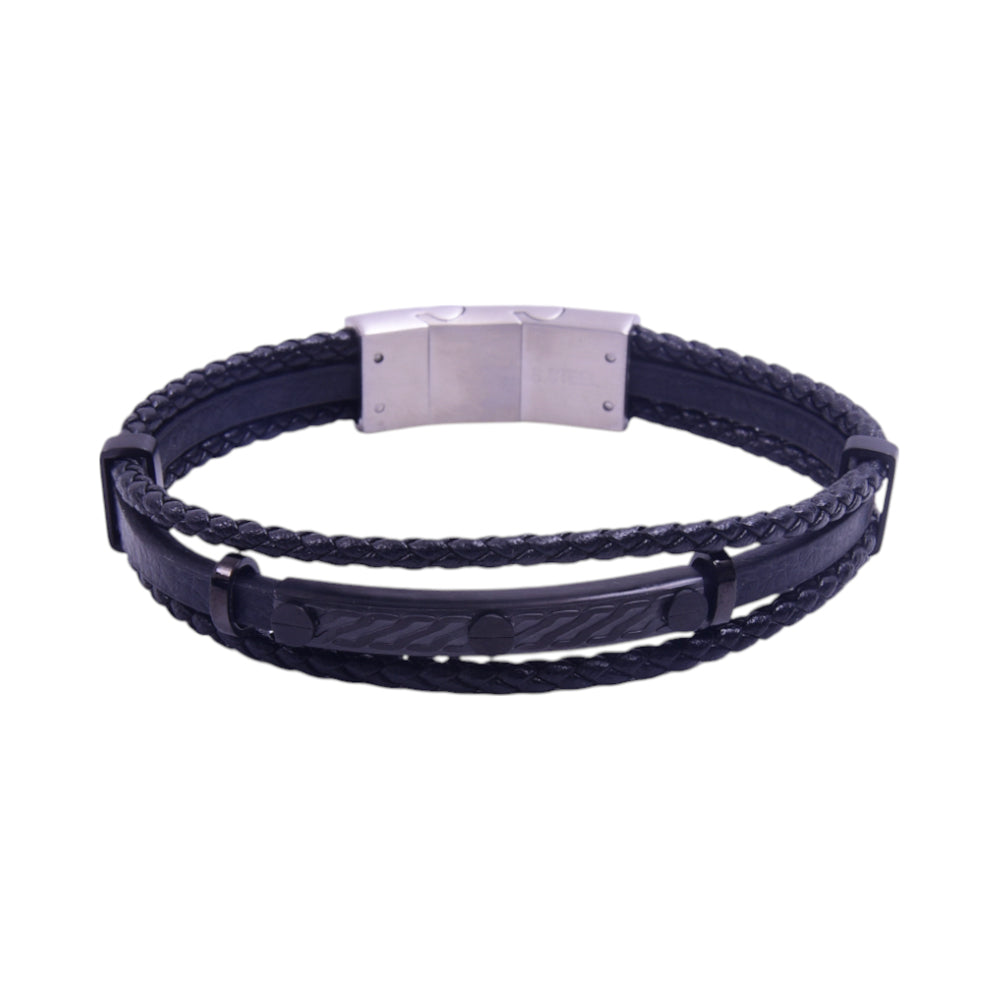 SANTA BARBARA BRACELET SBJ.6.2067-3/G/ LDH BK/SS/A