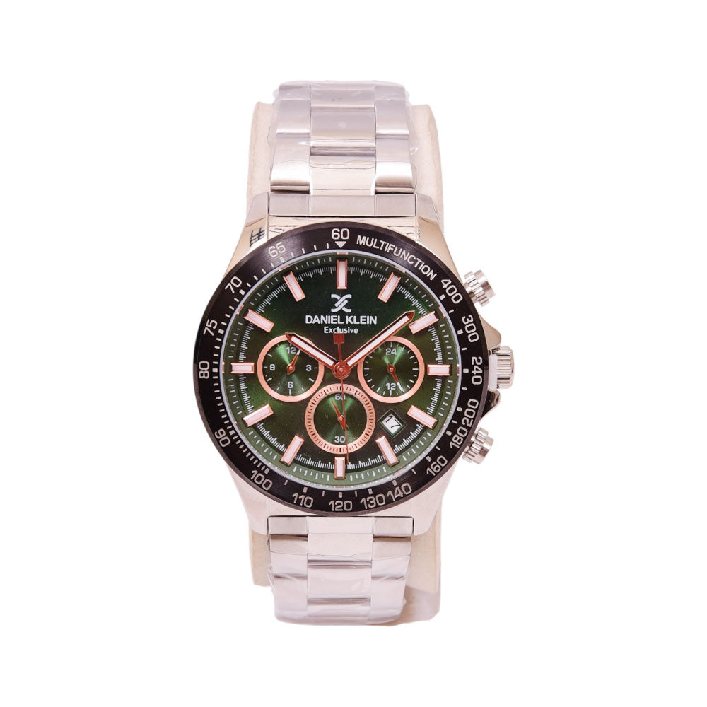 DANIEL KLEIN DK.1.13852-2/G/SS/BK/MF GREEN OBDI