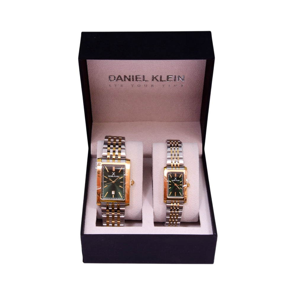 DANIEL KLEIN DK.1.14011-5/PAIR SET/SSTT/GP/ GREEN MHIH