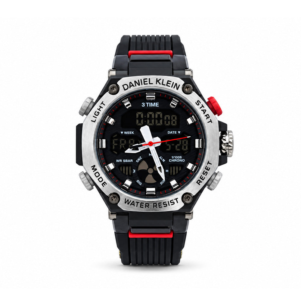 DANIEL KLEIN DK.2223-1/G/PVC BK/SS/MF BK MAMI