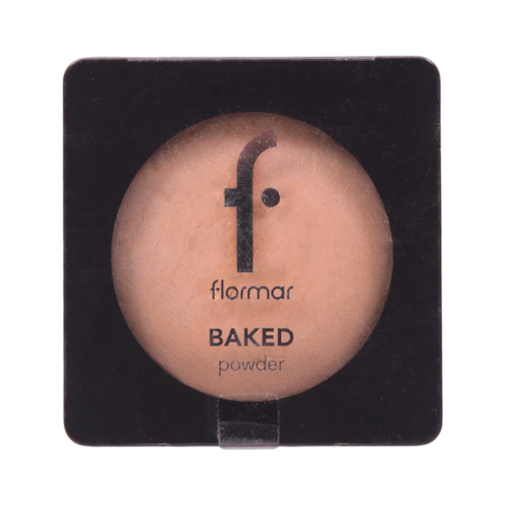 FLORMAR BAKED POWDER BPW NP-021 BEIGE WITH GOLD 9GM
