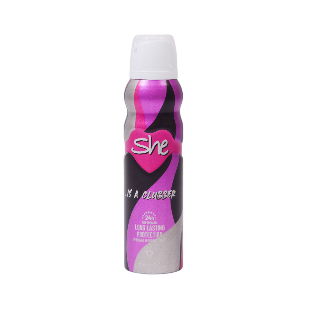 SHE BODY SPRAY IS A CLUBBER 150 ML