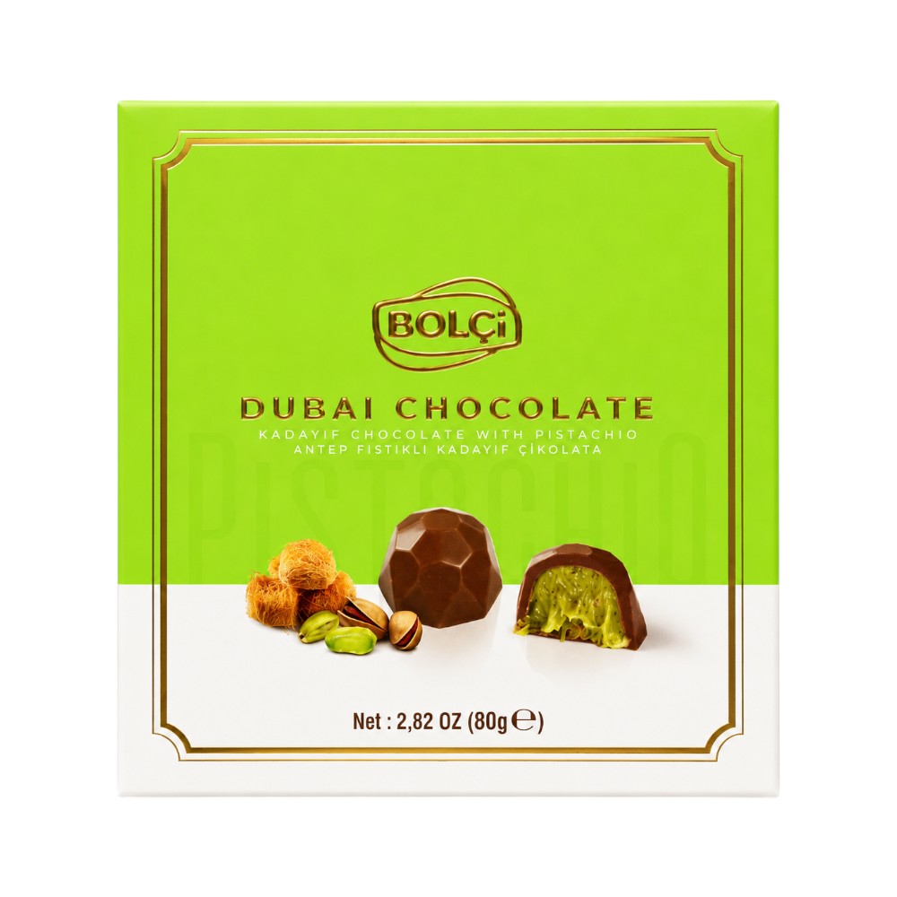 BOLCI KADAYIF CHOCOLATE WITH PISTACHIO 80 GM