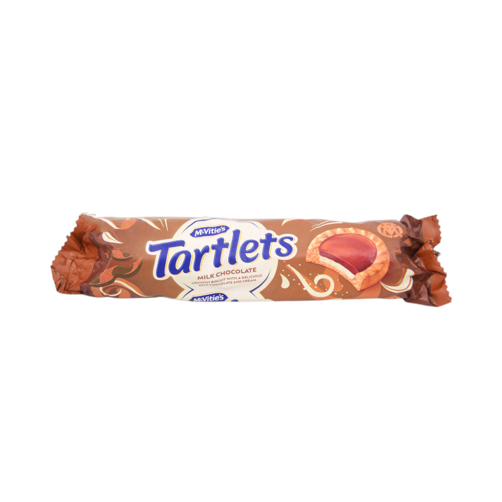 MCVITIES TARTLETS COOKIES MILK CHOCOLATE 100 GM
