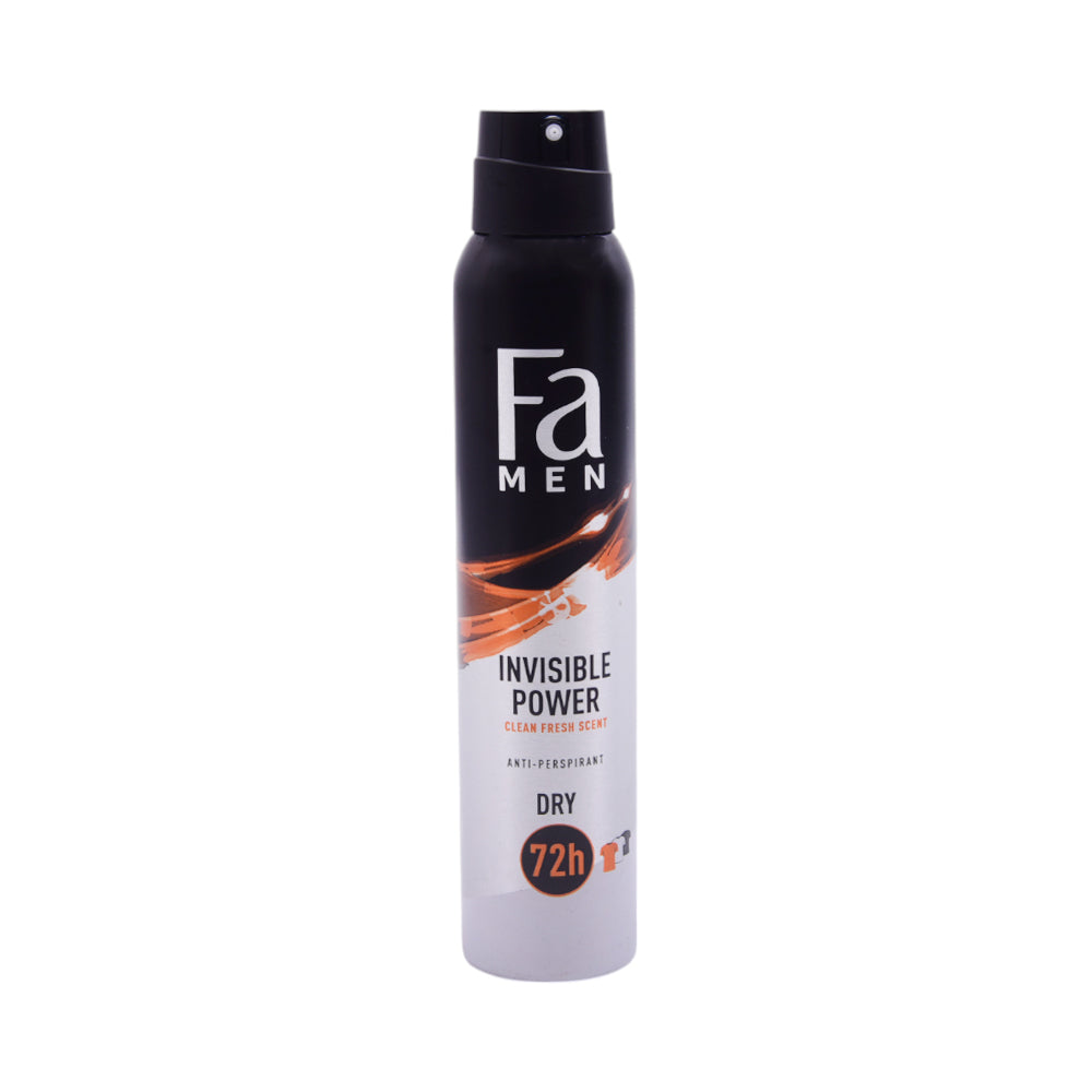 FA MEN DEODORANT INVISIBLE POWER 200 ML BASIC
