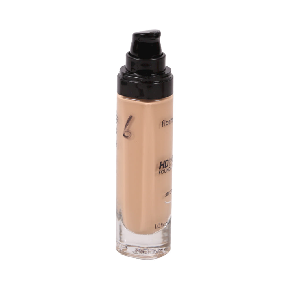 FLORMAR INVISIBLE COVER HD FOUNDATION LIGHT BE1 50 PC