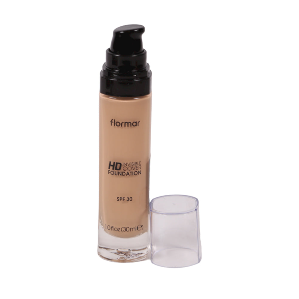 FLORMAR INVISIBLE COVER HD FOUNDATION GOLDEN 90 PC