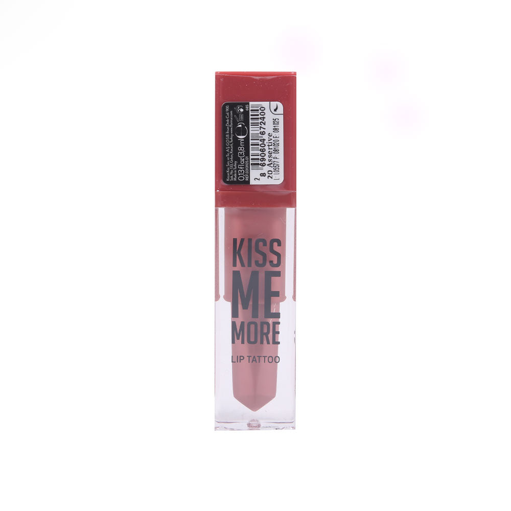 FLORMAR KISS ME MORE #20 ASSERTIVE LIP TATTO GLOSS