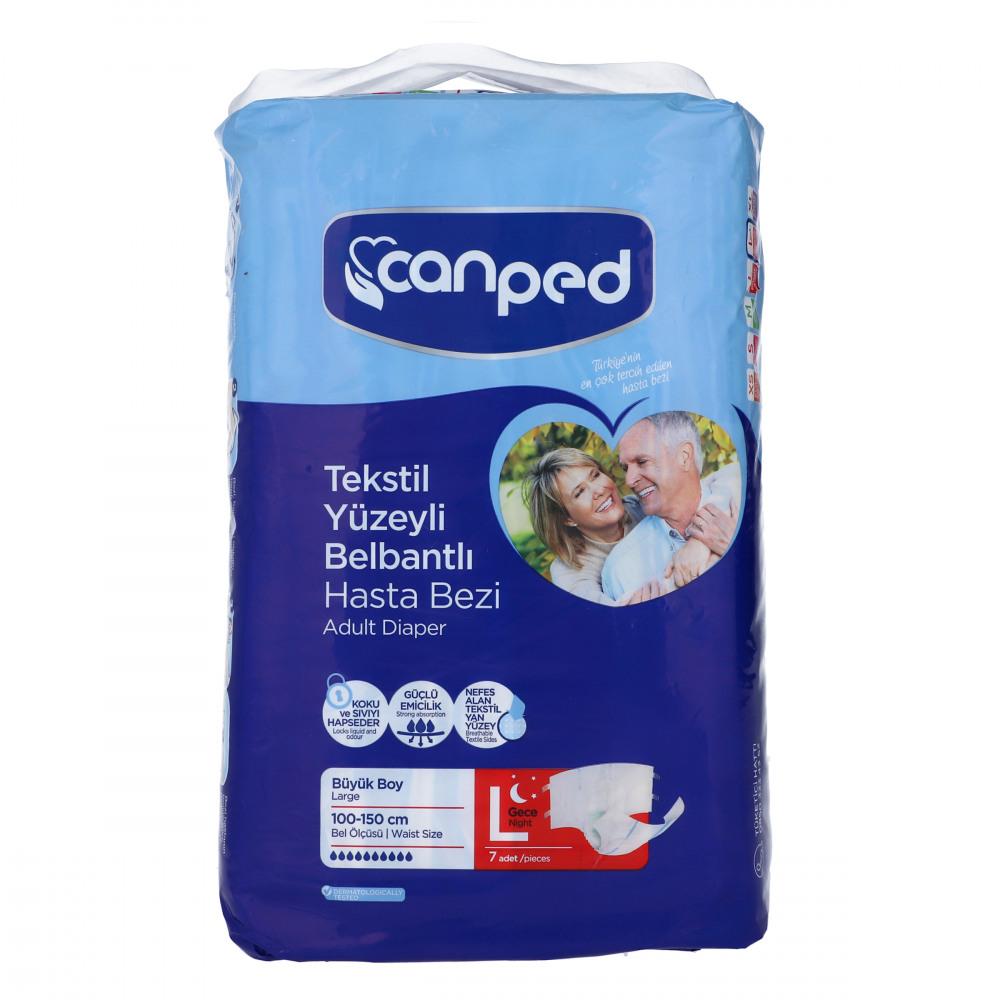 CANPED STANDARD NIGHT LARGE 7 PIECE ADULT DIAPERS