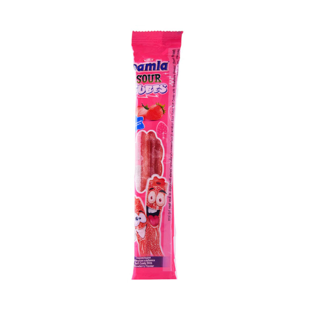 DAMLA SOUR TUBES STRAWBERRY 35 GM