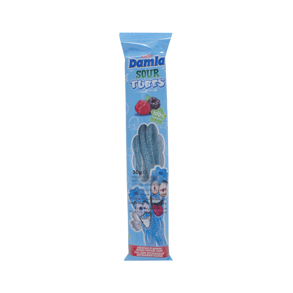 DAMLA SOUR TUBES BLACKBERRY & RESBERRY FLAVOUR 30 GM