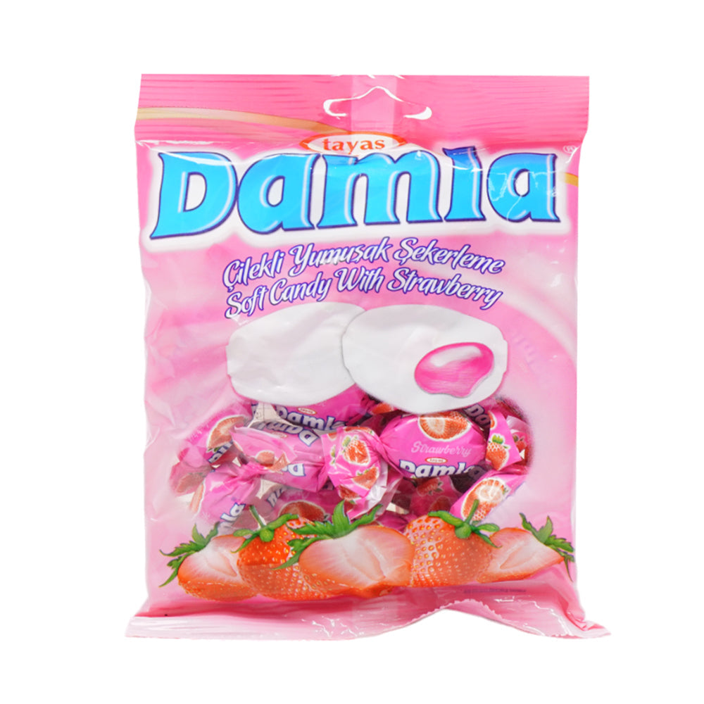 TAYAS CANDY STRAWBERRY DAMLA BAG 90 GM