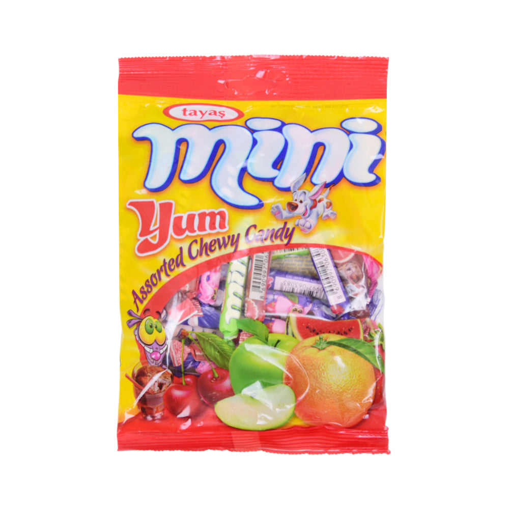 TAYAS CANDY MINI FRUIT JUICY ASSORTED BAG 170 GM