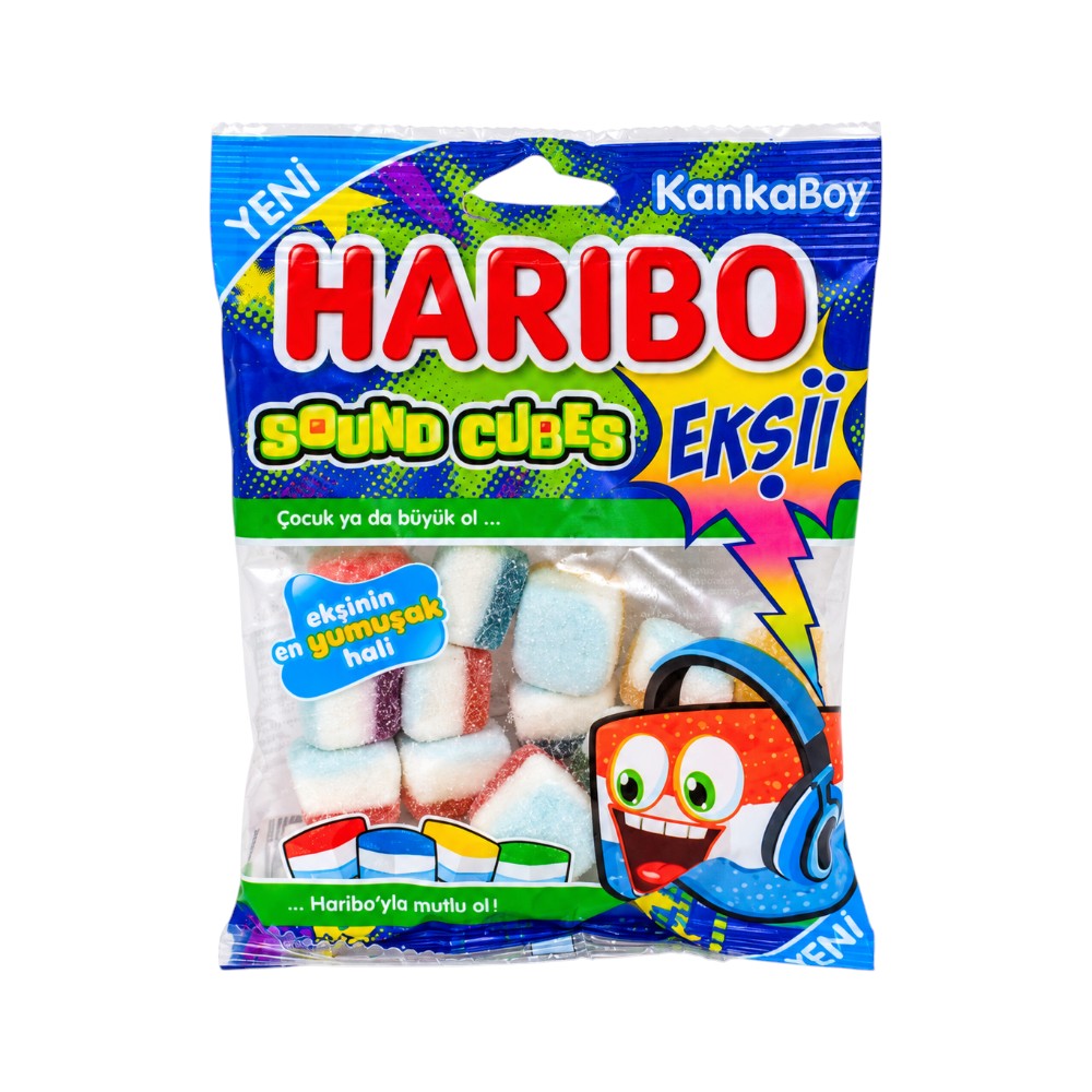 HARIBO FIZZ SOUND CUBES JELLY 70 GM