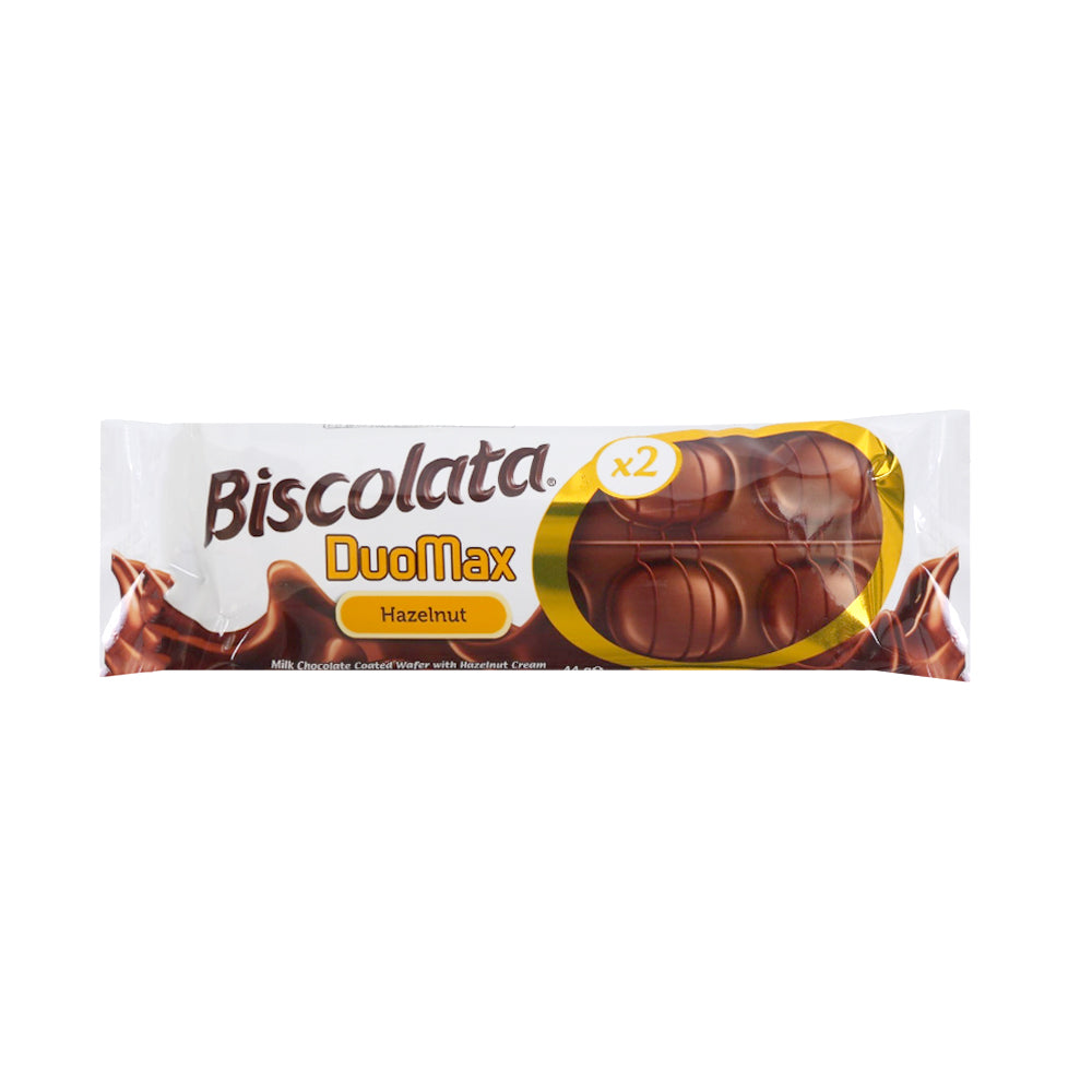 BISCOLATA WAFER  DUOMAX HAZELNUT CHOCOLATE 44 GM