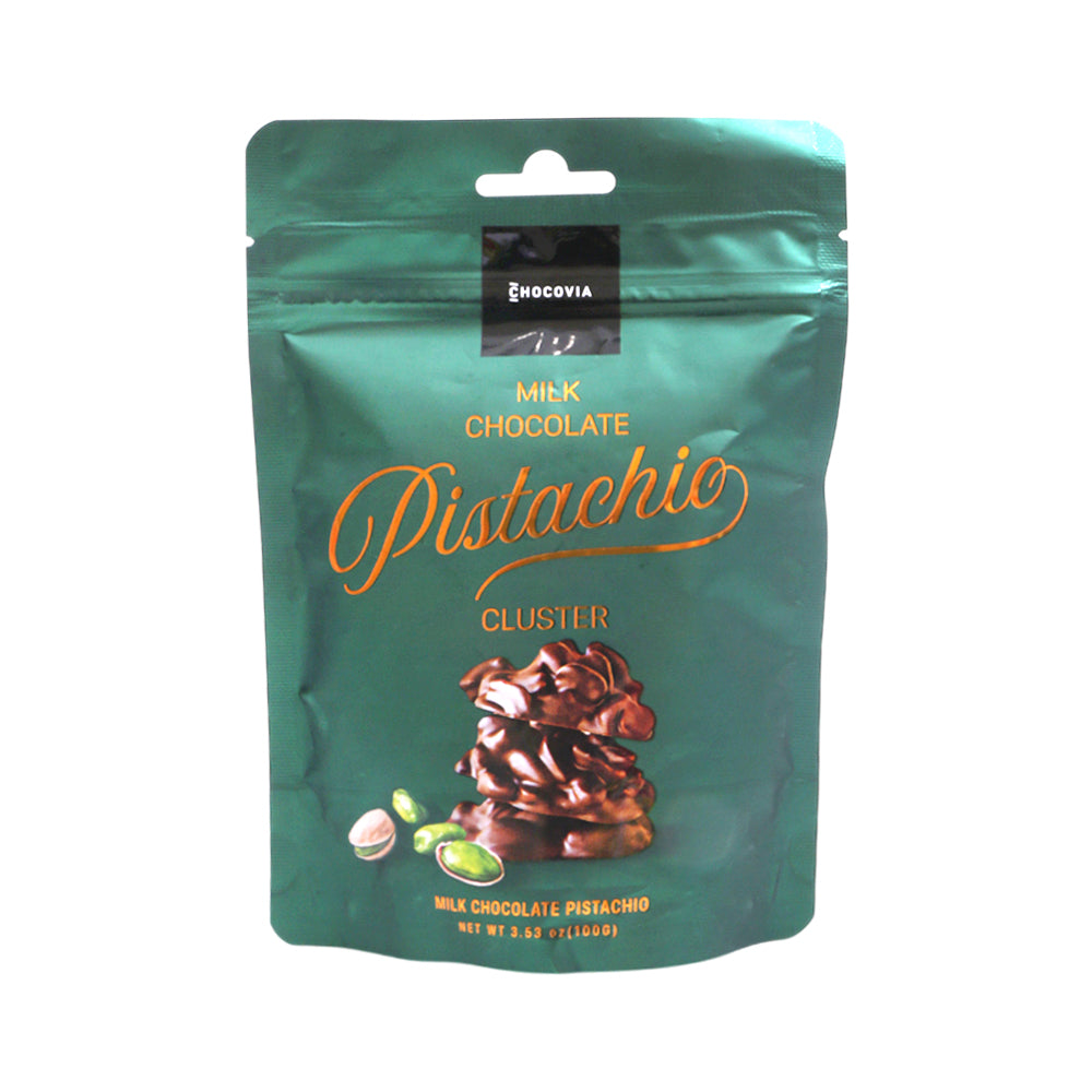 CHOCOVIA CHOCLATE PISTACHIO CLUSTER 100 GM