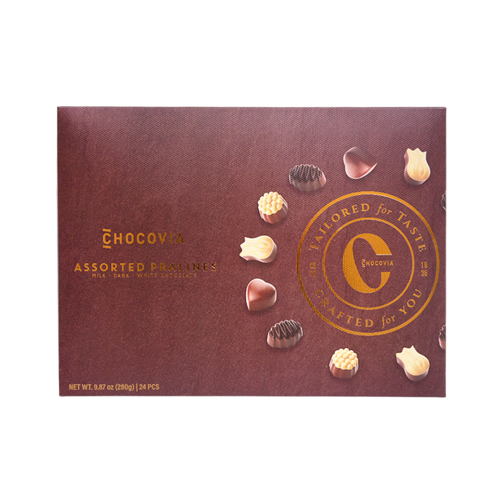 CHOCOVIA CHOCOLATE ASSORTED PARALINES 280 GM SPB02