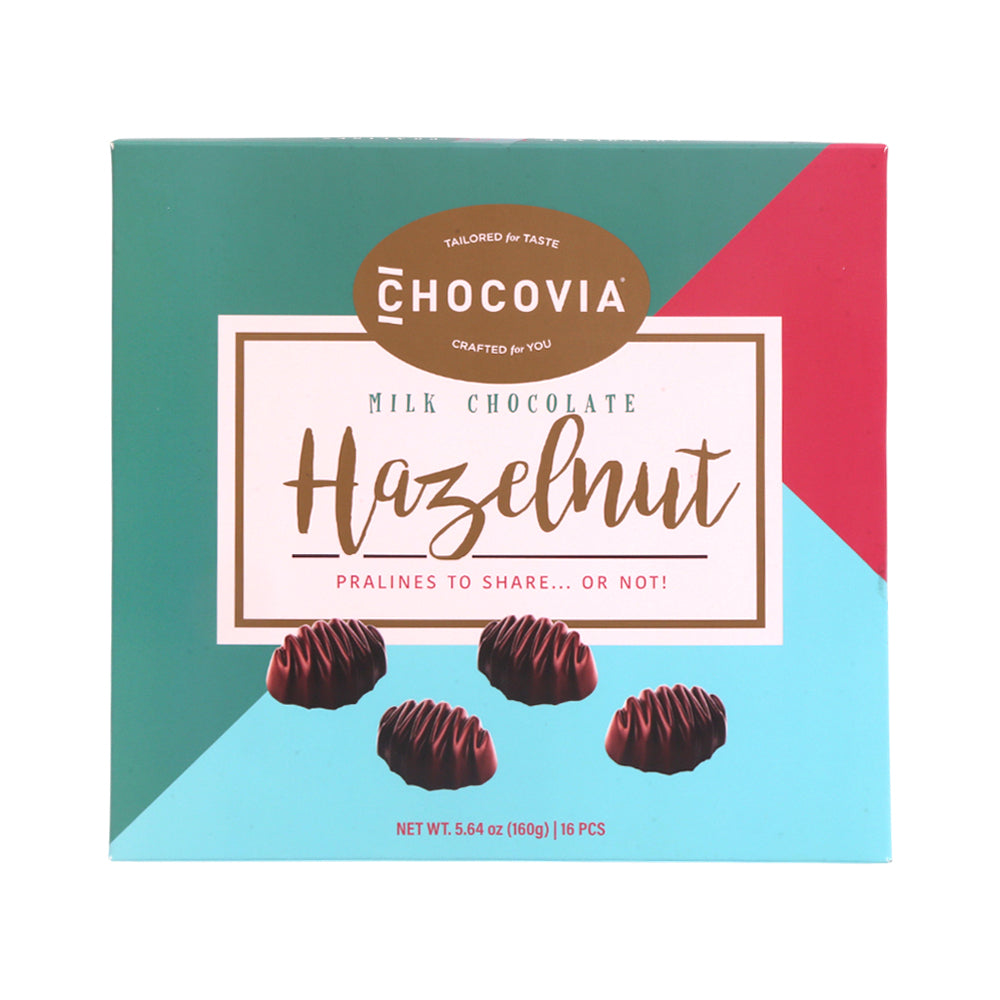 CHOCOVIA MILK CHOCLOATE HAZELNUT 160 GM SCB03