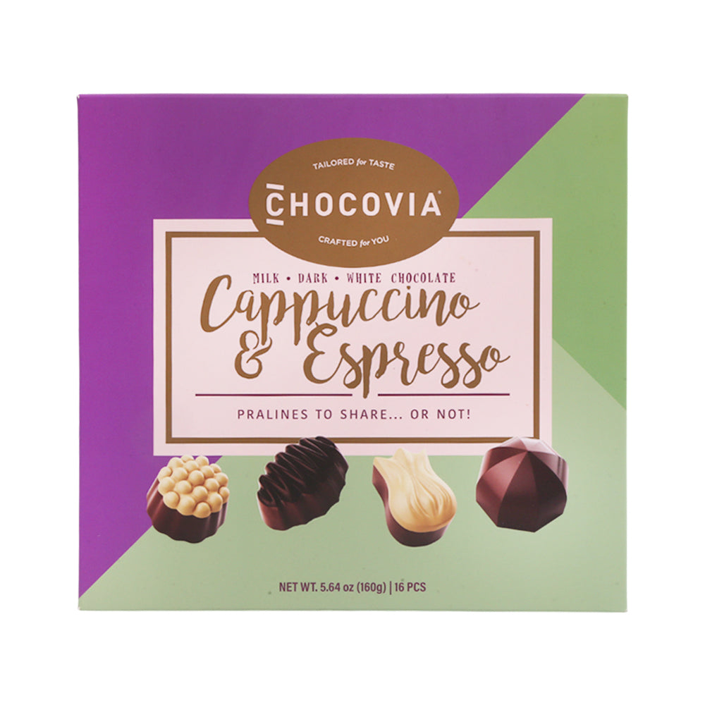 CHOCOVIA CHOCOLATE CAPPUCCINO & ESPRESSO 160 GM SCB05