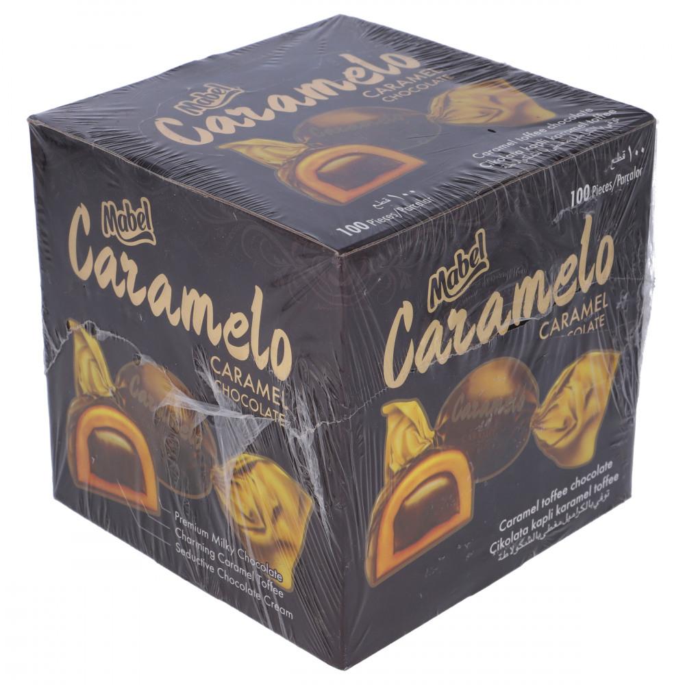 MABEL CARAMELO CARAMEL TOFFEE CHOCOLATE 100 PEICES/PARCLAR