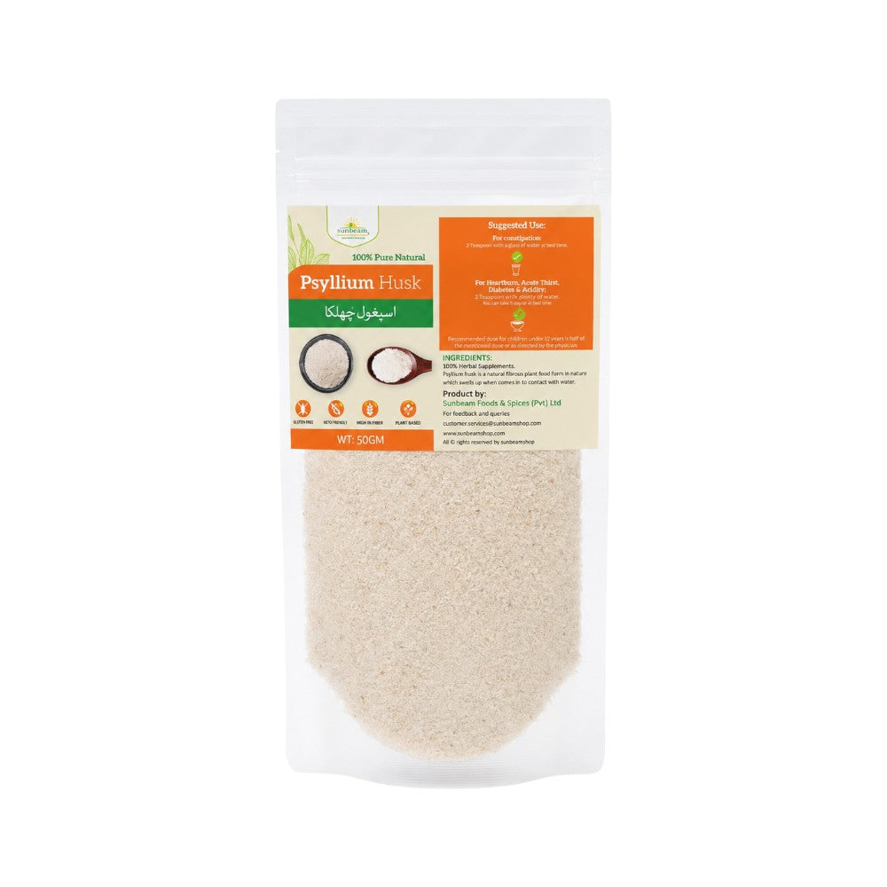 SUNBEAM PSYLLIUM HUSK 50 GM