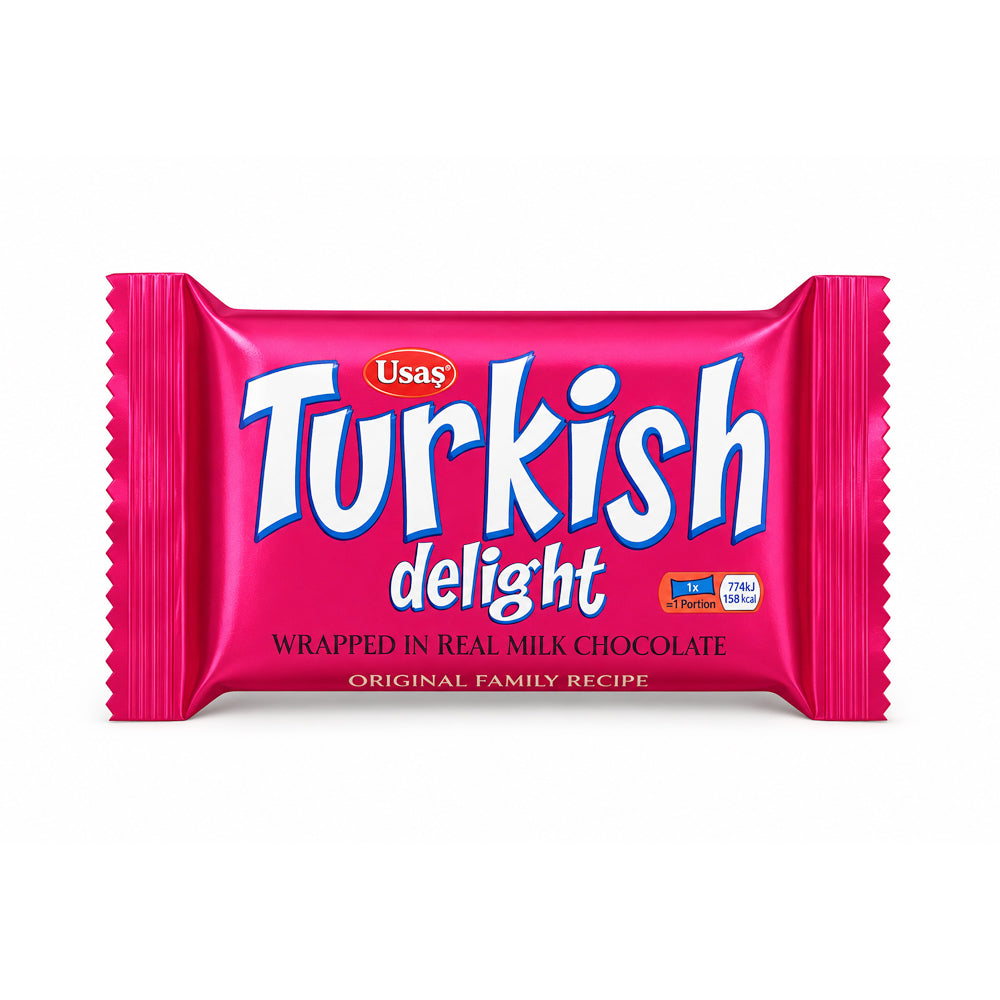 TURKISH DELIGHT MILK CHOCOLATE BAR 43 GM