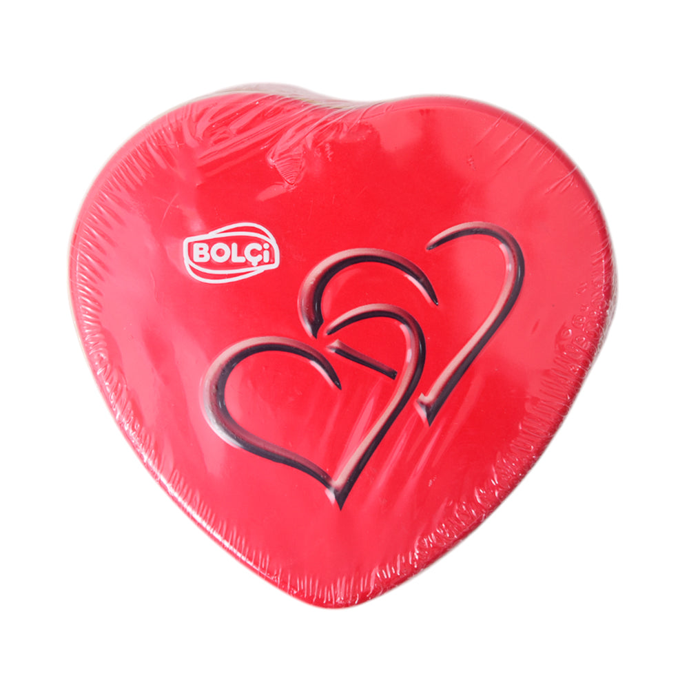BOLCI BELGIAN MILK CHOCOLATE HEART TIN BH011 240 GM