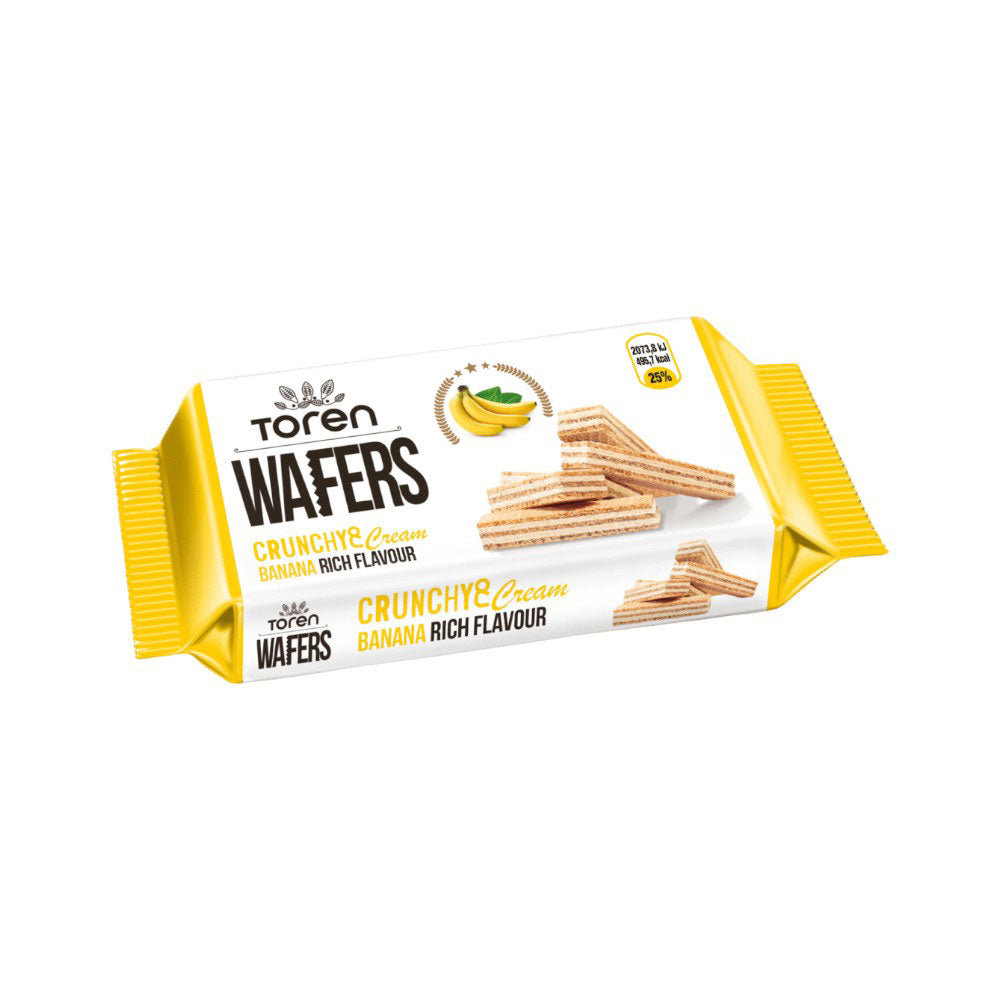 TOREN WAFERS CRUNCHY & CREAM BANANA 55 GM