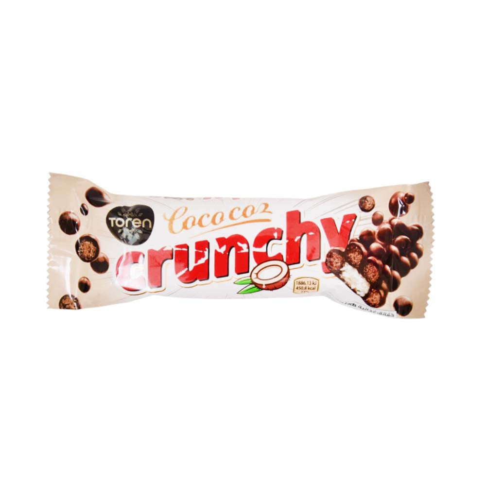 TOREN CRUNCHY WHITE MILK COMPOUND CHOCOLATE WITH CRISP RICE