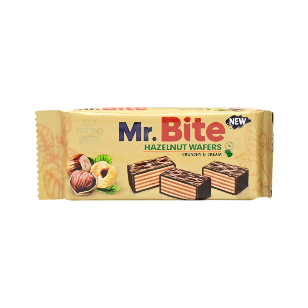 TOREN MR BITE CHOCOLATE HAZELNUT WAFERS 38 GM