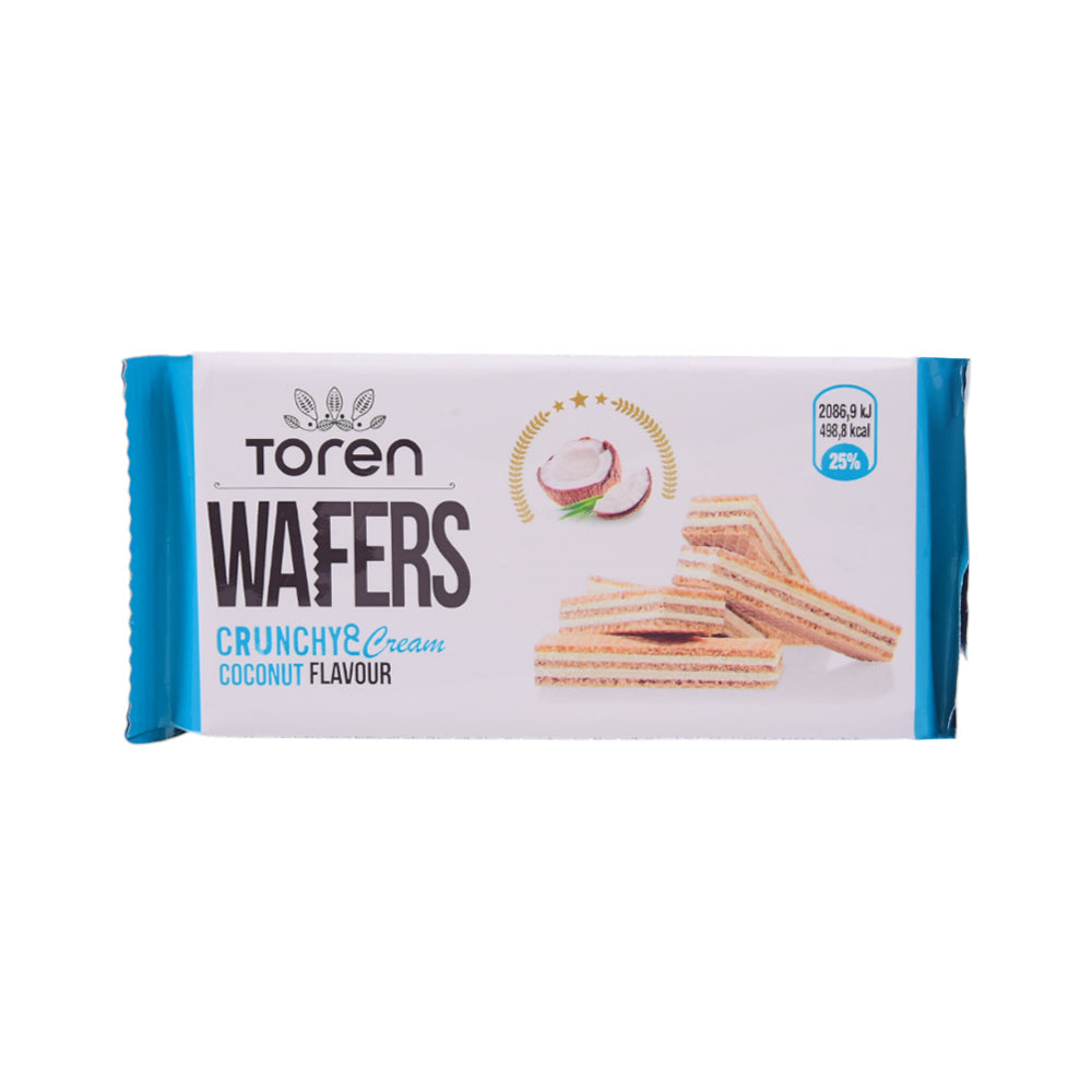 TOREN WAFERS CRUNCHY & CREAM COCONUT 55 GM