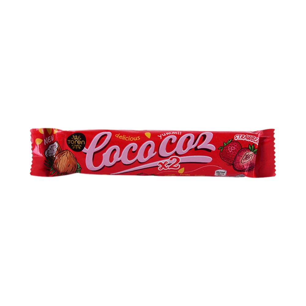 TOREN COCOCOZ CHOCOLATE STRAWBERRY X2 50 GM