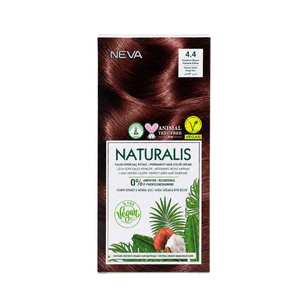 NATURALIS COLOR 4.4 CHEST NUT BROWN 60ML