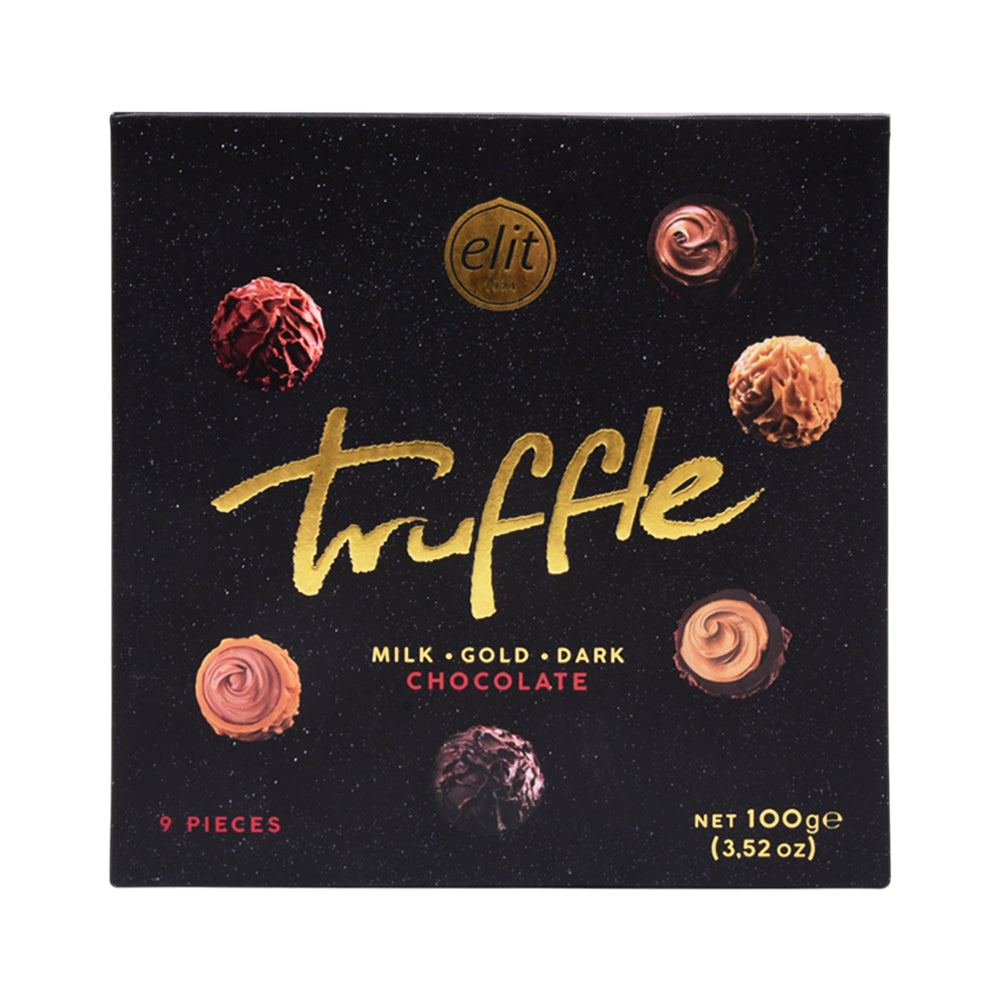 ELIT ASSORTED CHOCOLATE TRUFFLE BLACK 100 GM