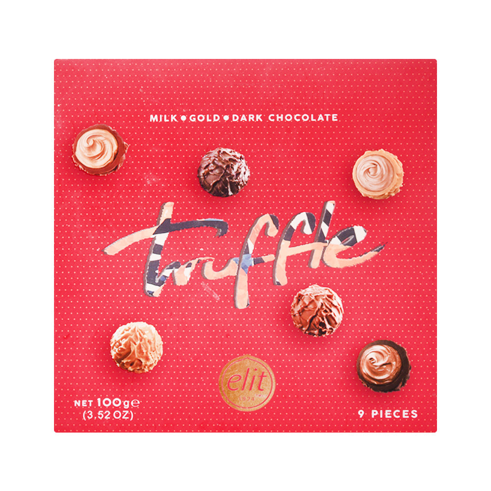 ELIT ASSORTED CHOCOLATE TRUFFLE RED 100 GM