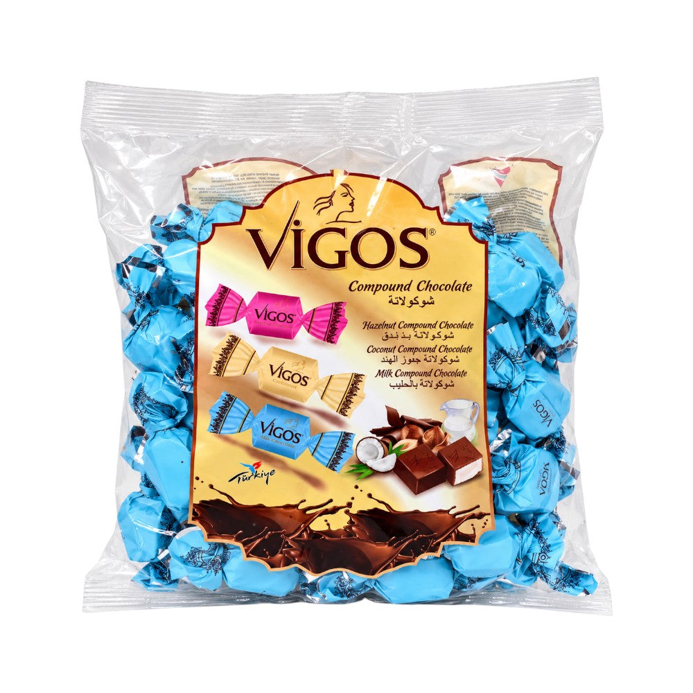 VIGOS CHOCOLATE CANDY COCONUT PACK 400 GM