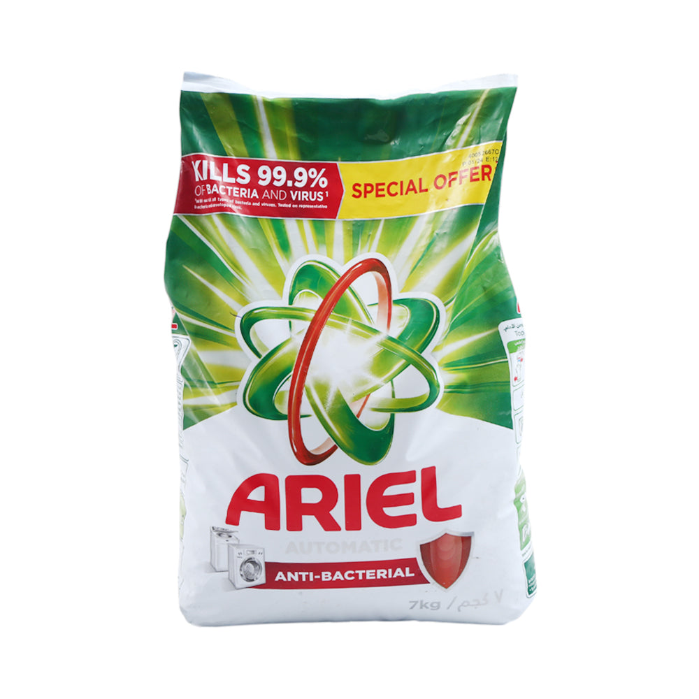 ARIEL WASHING POWDER DOWNY ANTI-BACTERIAL AUTOMATIC 7 KG