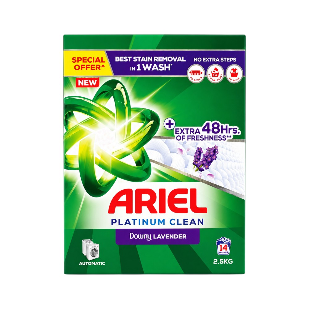 ARIEL DOWNY LAVENDER PLATINUM CLEAN 2.5 KG