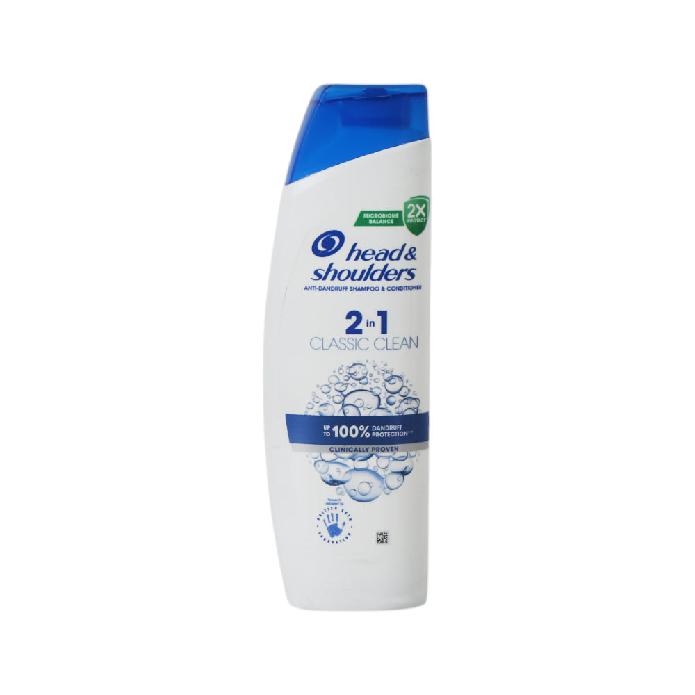 HEAD & SHOULDERS SHAMPOO CLASSIC CLEAN 2 IN 1 250 ML