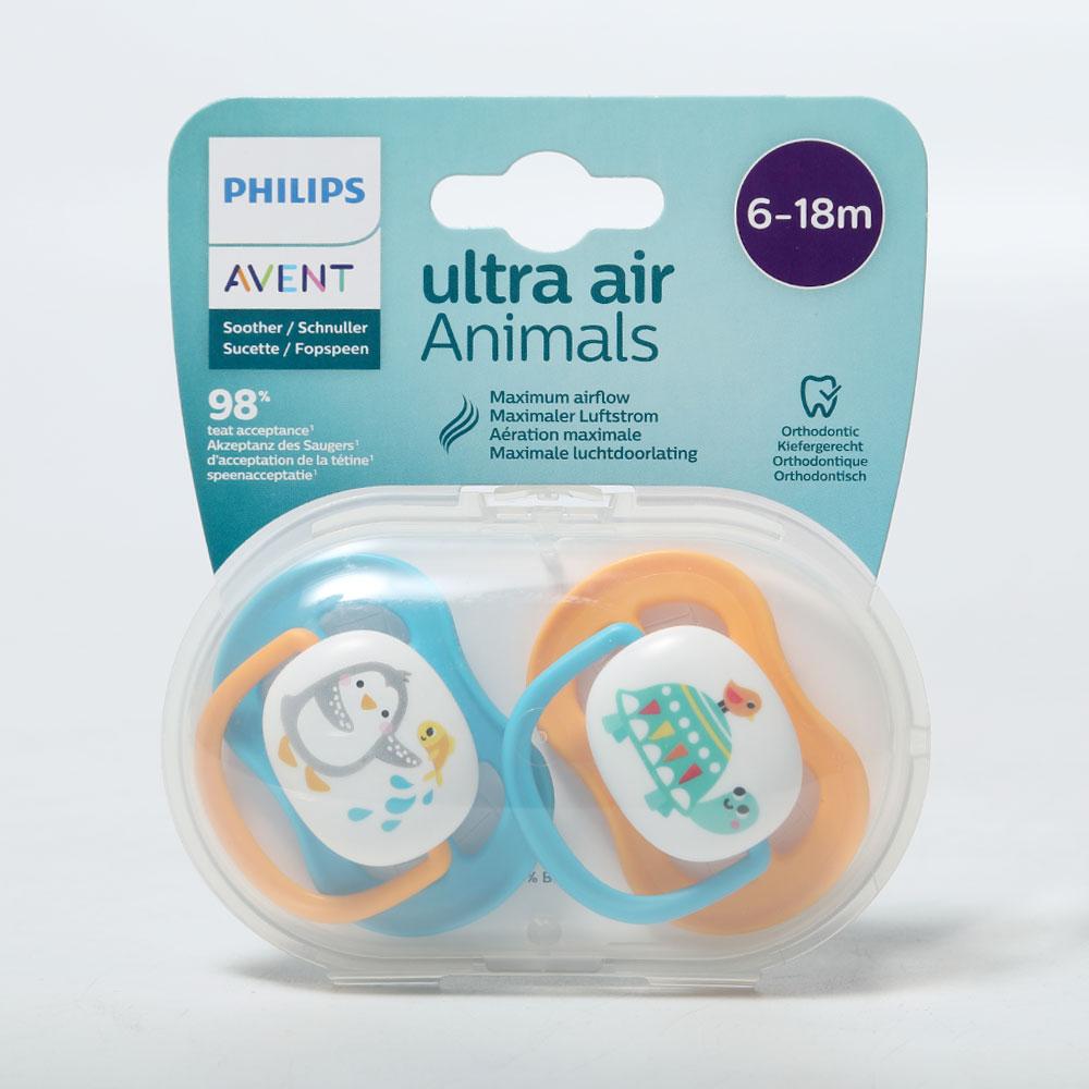 PHILIPS AVENT BABY SOOTHER ULTRA AIR ANIMALS 6-18M SCF080/07