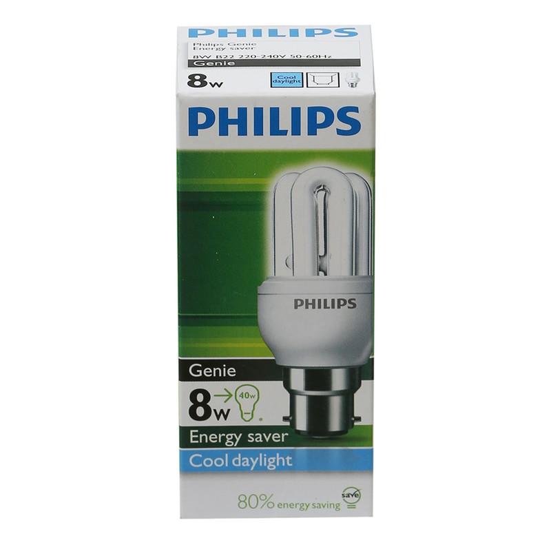 PHILIPS ENERGY SAVER 8W COOL DAYLIGHT B22 PC