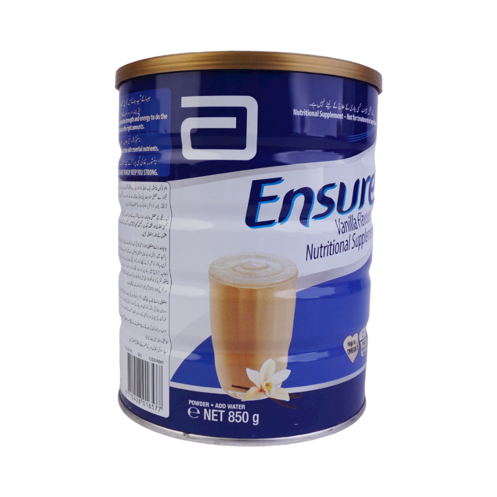 ENSURE NUTRI SUPPLEMENT POWDER VANILLA TIN 850 GM