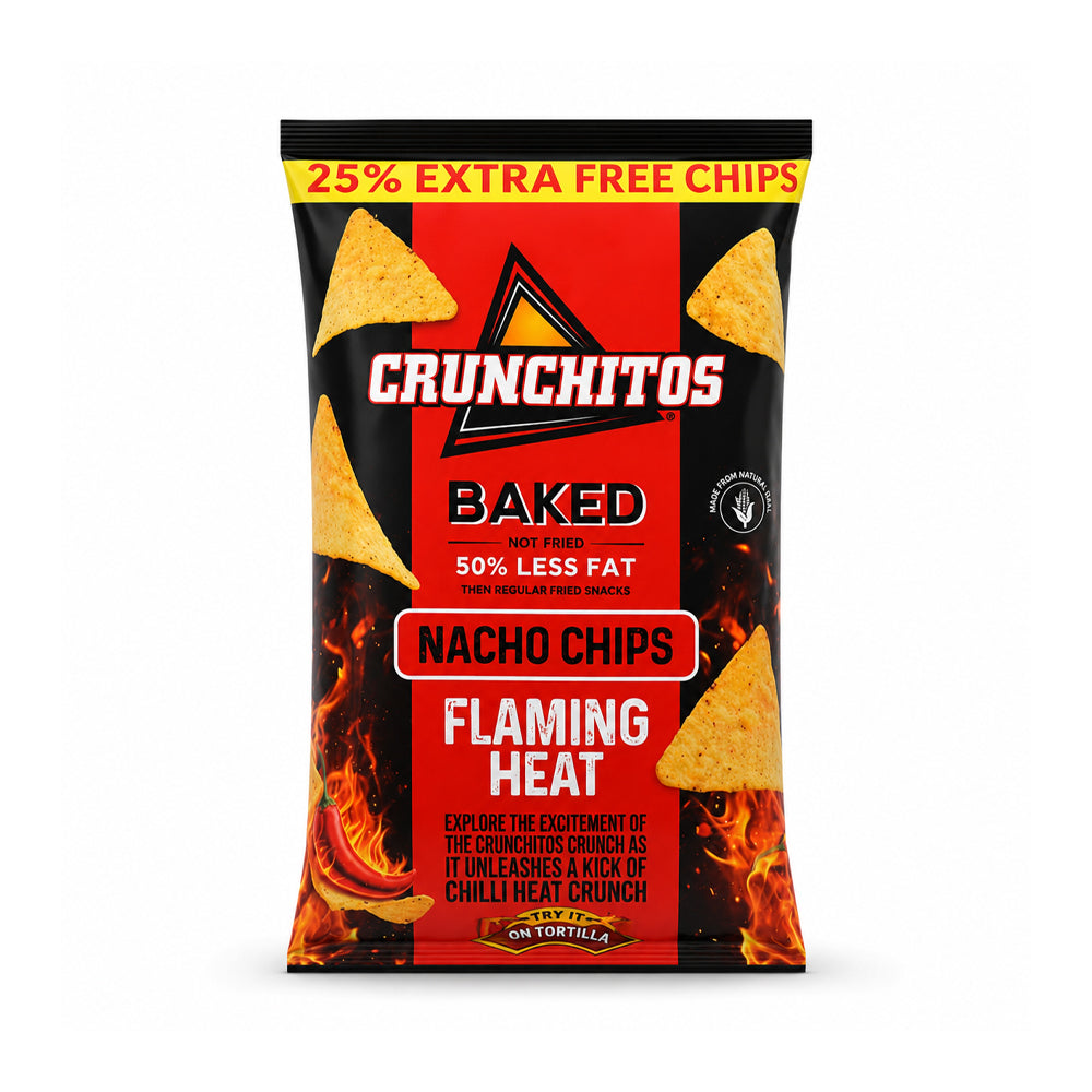 CRUNCHITOS NACHO CHIPS FLAMING HEAT 75 GM