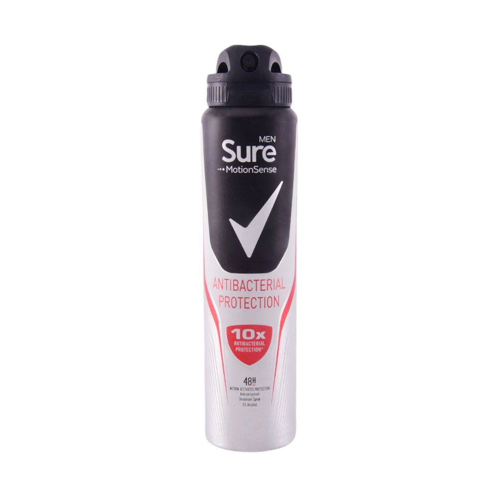 SURE BODY SPRAY INVISIBLE ANTIBACTERIAL 250 ML