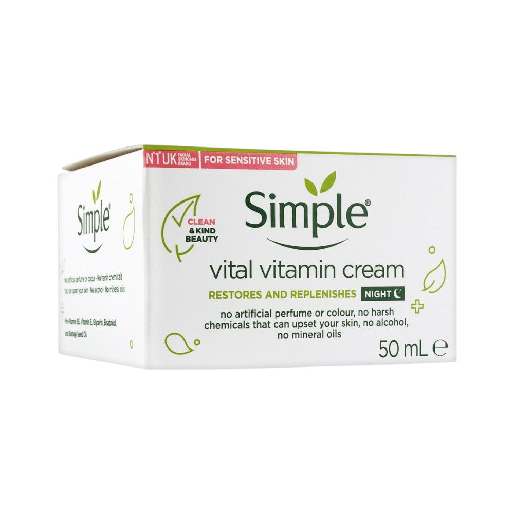SIMPLE VITAL VITAMIN NIGHT CREAM 50ML