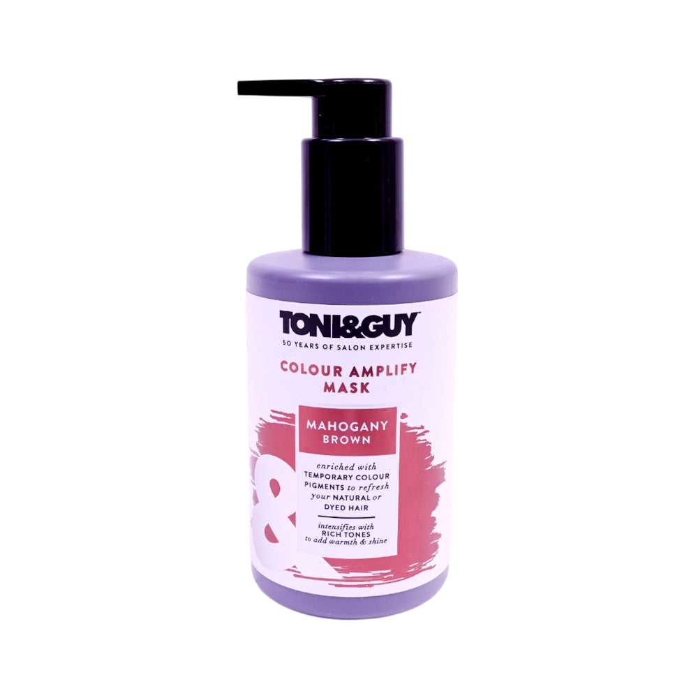 TONI & GUY HAIR MASK COLOUR AMPLIFY MAHOGANY BROWN 200 ML