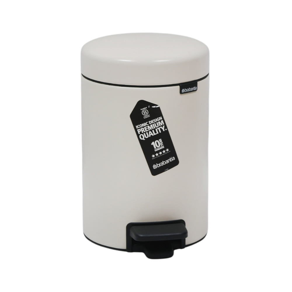 DUST BIN BRABANTIA 3 LTR 149887 SOFT BEIGE